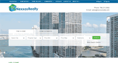 Desktop Screenshot of nexxosrealty.com