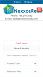 Mobile Screenshot of nexxosrealty.com